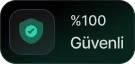 %100 Güvenli